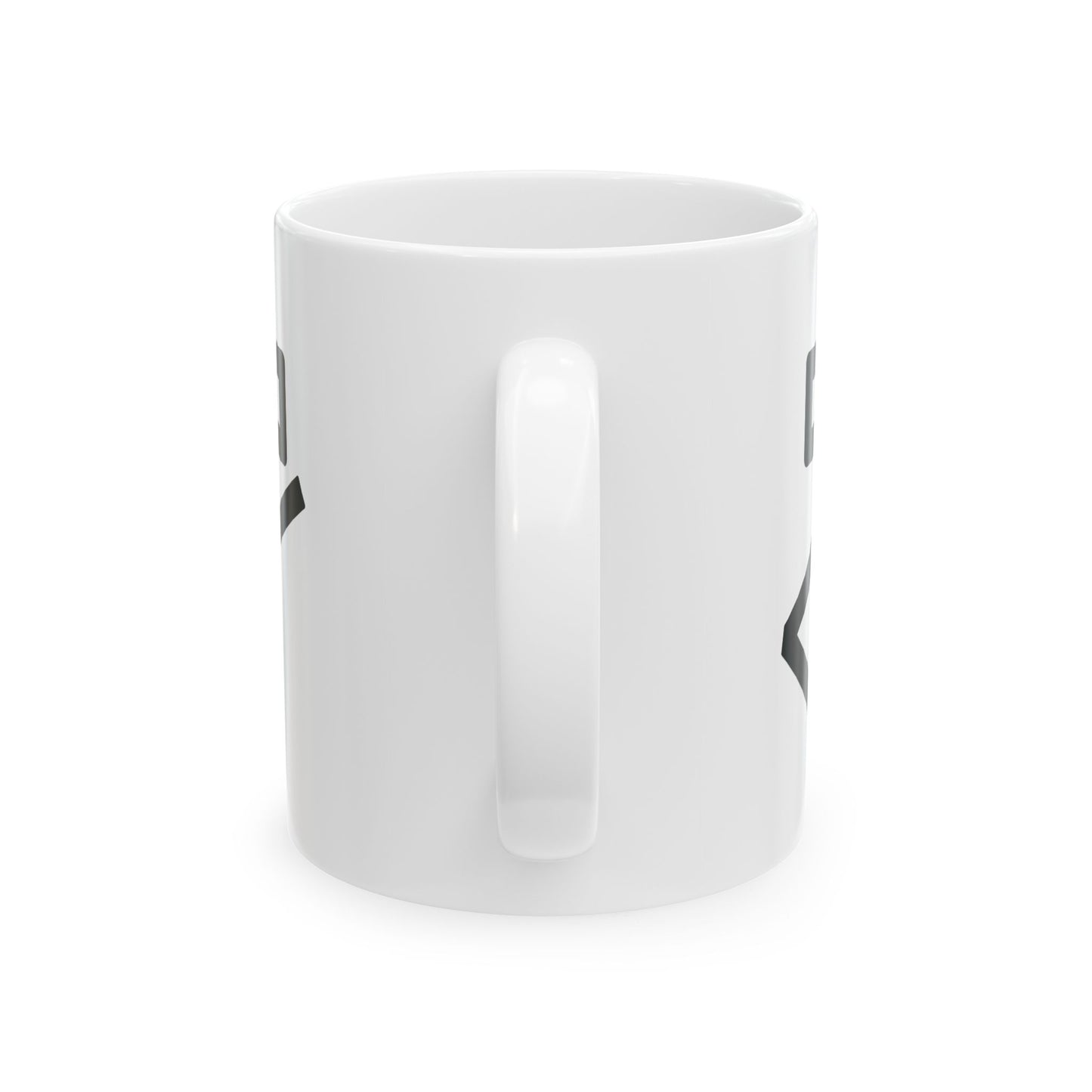 GLYPHS|J-Runeforms — 正 / TADA-Rune Ceramic Mug (White · Dual-Sided)