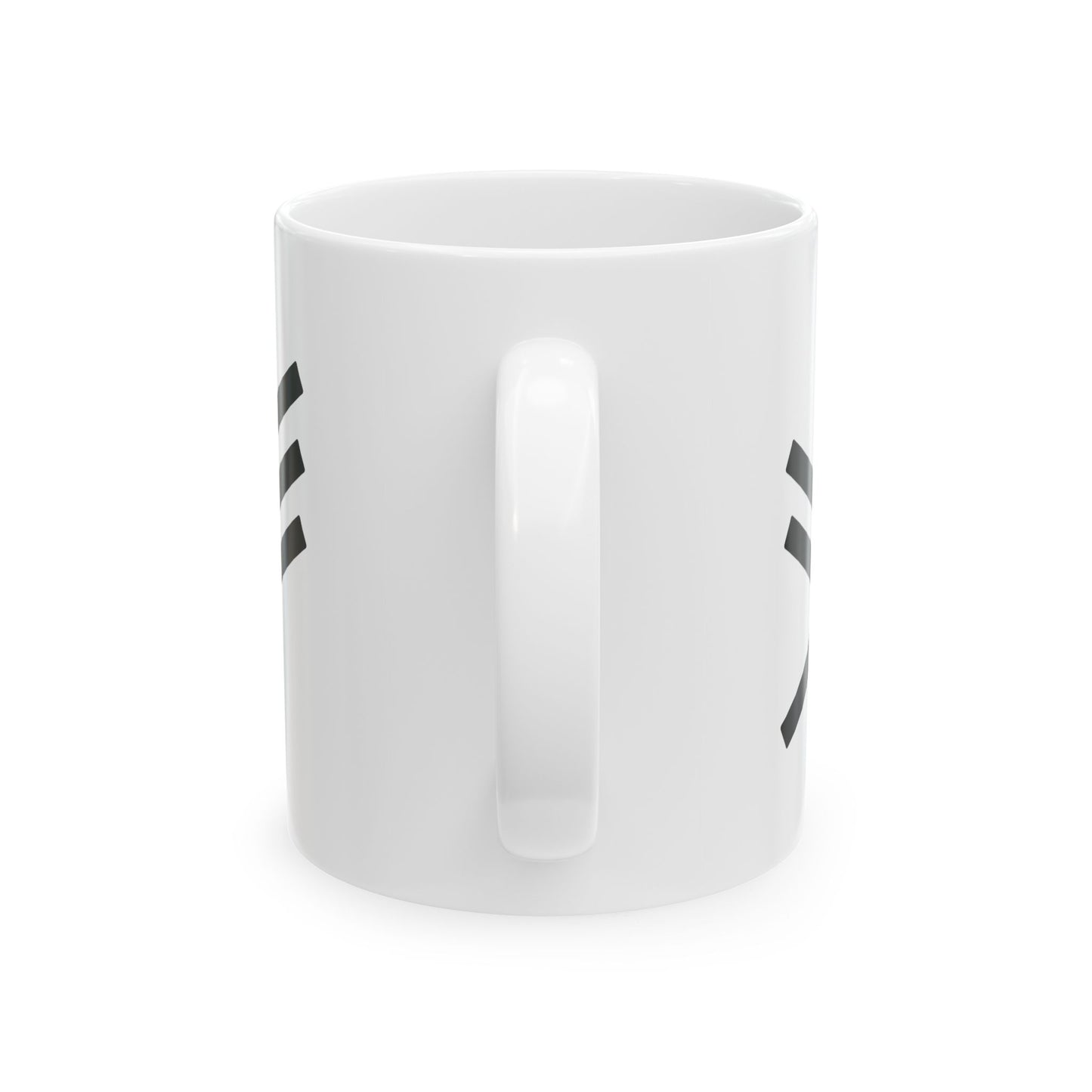 GLYPHS|J-Runeforms — 手 / TE-Rune Ceramic Mug (White · Dual-Sided)