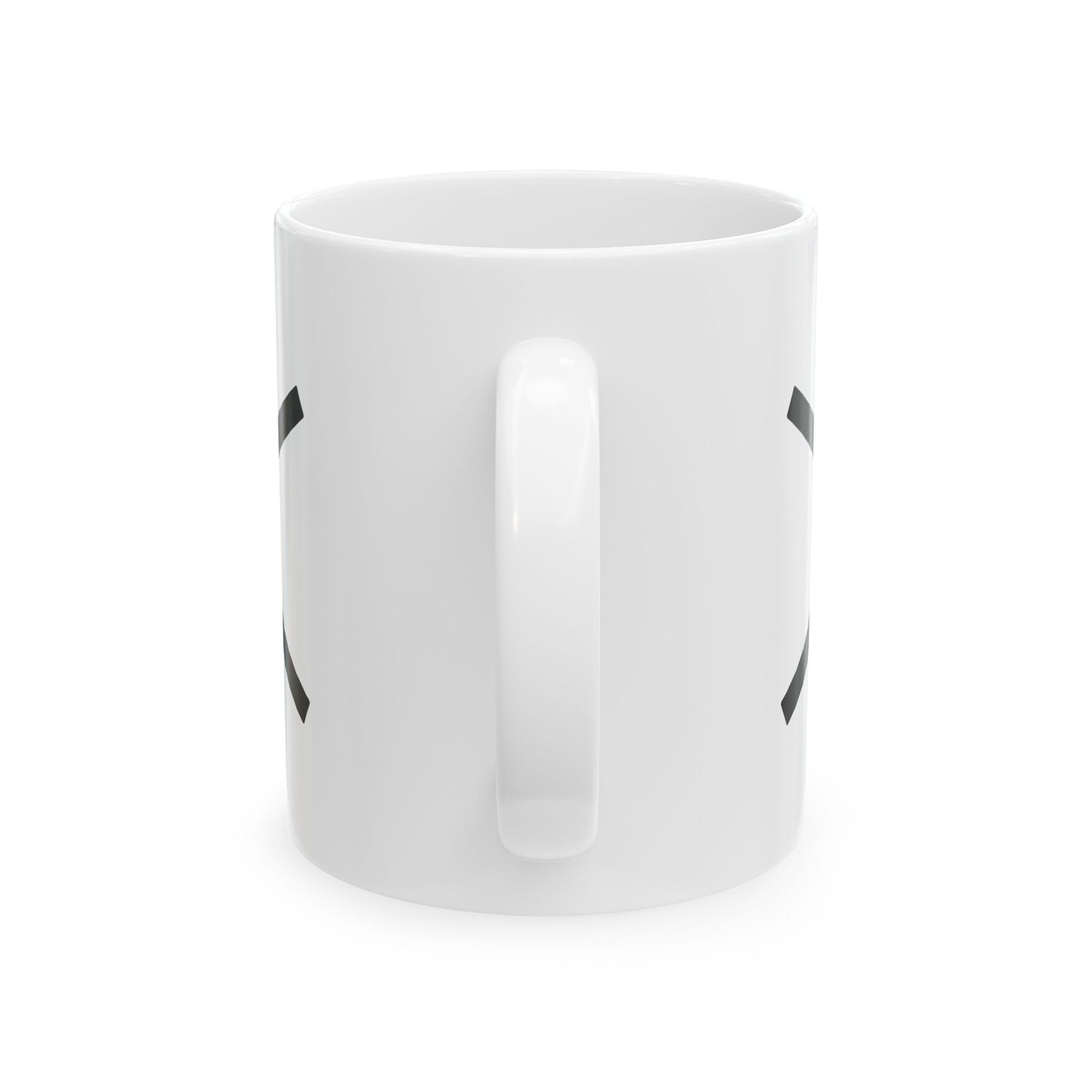 GLYPHS｜J-Runeforms — 木 / KI-Rune Ceramic Mug (White · Dual-Sided)