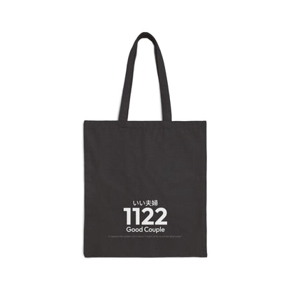 Japan Goro Numbers – 1122 “Good Couple” Tote Bag | Japanese Minimal Design