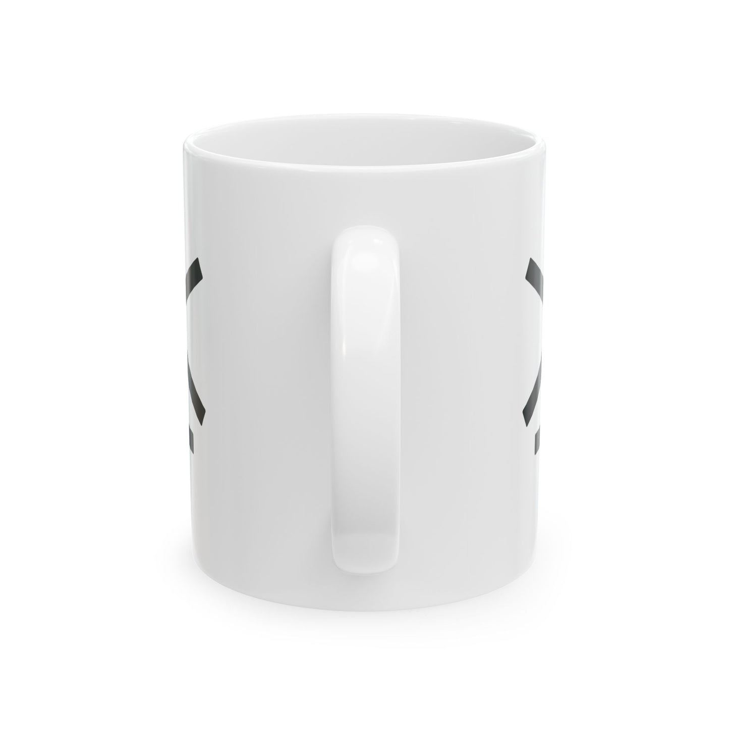 GLYPHS｜J-Runeforms — 本 / HON-Rune Ceramic Mug (White · Dual-Sided)