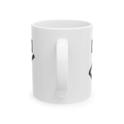 GLYPHS｜J-Runeforms — 正 / TADA-Rune Ceramic Mug (White · Dual-Sided)