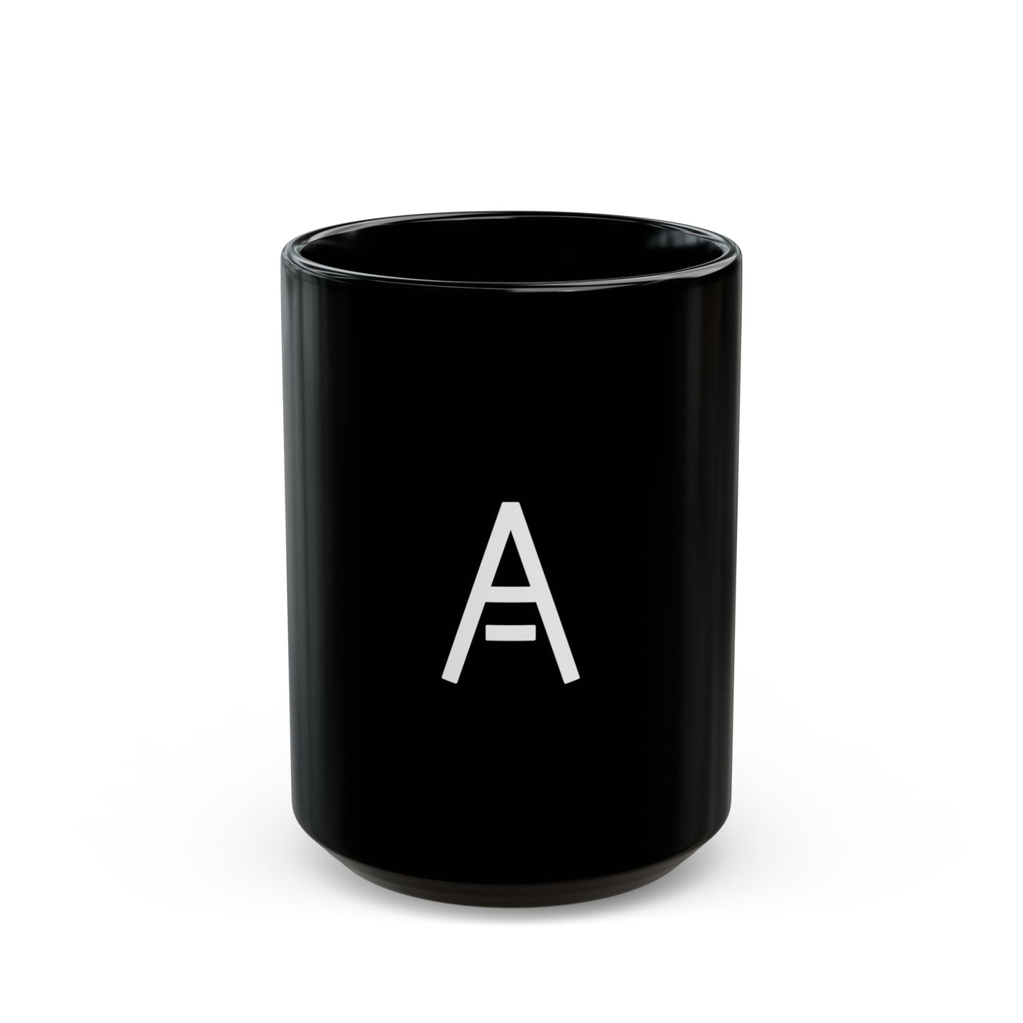 GLYPHS｜J-Runeforms — 今 / IMA-Rune Ceramic Mug (Black)