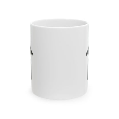GLYPHS｜J-Runeforms — 文 / FUMI-Rune Ceramic Mug (White · Dual-Sided)