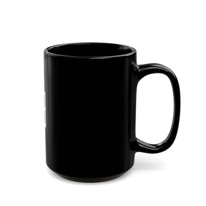 GLYPHS｜J-Runeforms — 田 / TA-Rune Ceramic Mug (Black)