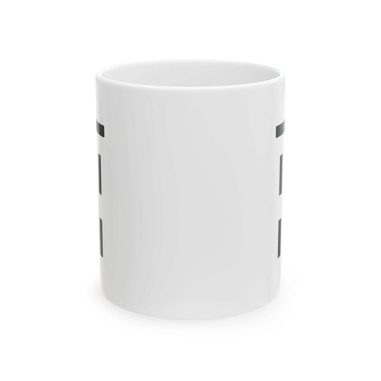 GLYPHS｜J-Runeforms — 雨 / AME-Rune Ceramic Mug (White · Dual-Sided)