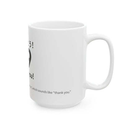 Japan Goro Numbers – 39 “Thank You” Mug | Japanese Goroawase