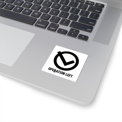 OPERATION LEFT – Symbol & Text Sticker