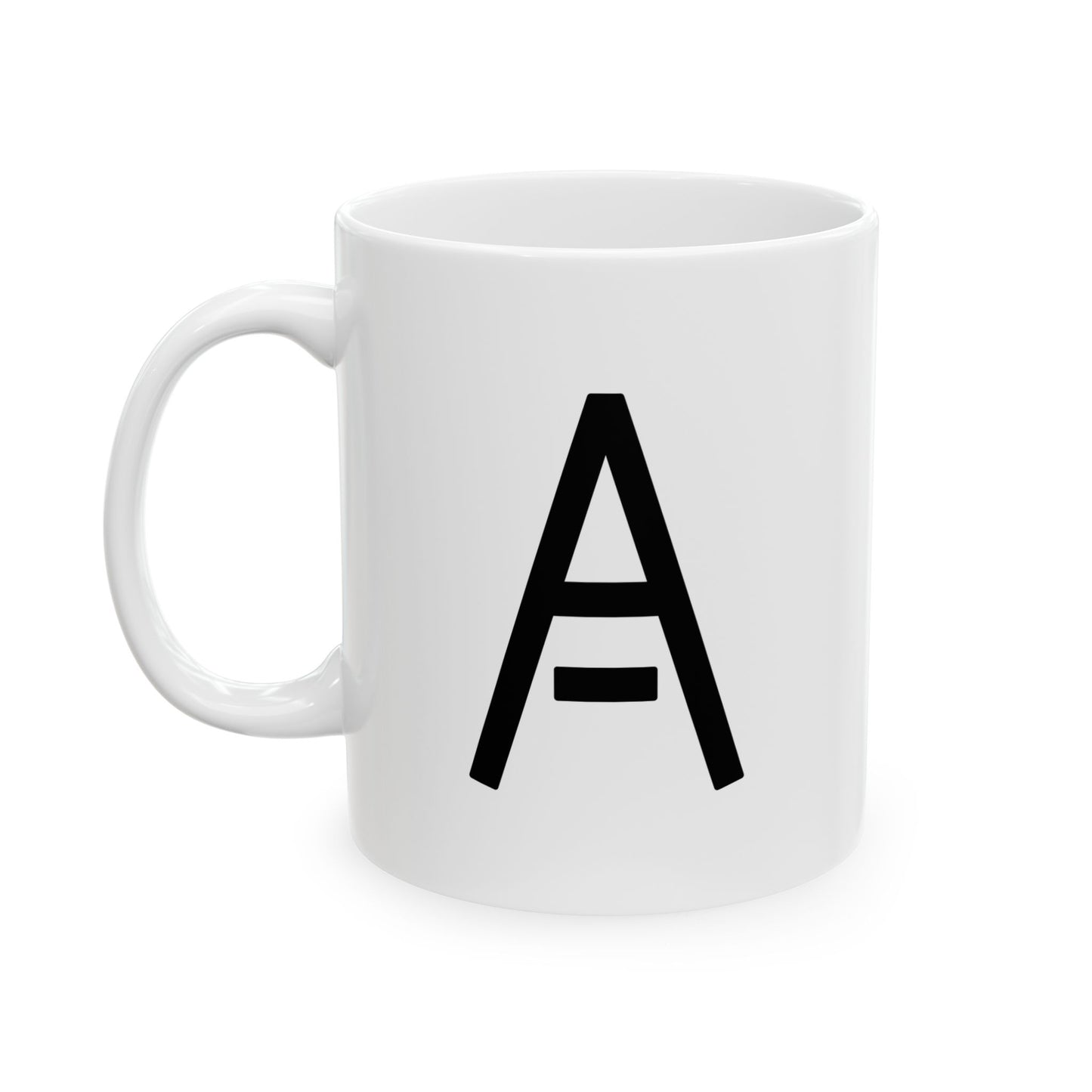 GLYPHS｜J-Runeforms — 今 / IMA-Rune Ceramic Mug (White · Dual-Sided)