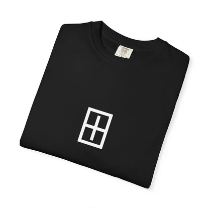 GLYPHS｜J-Runeforms — 田 / TA-Rune Unisex Garment-Dyed T-Shirt