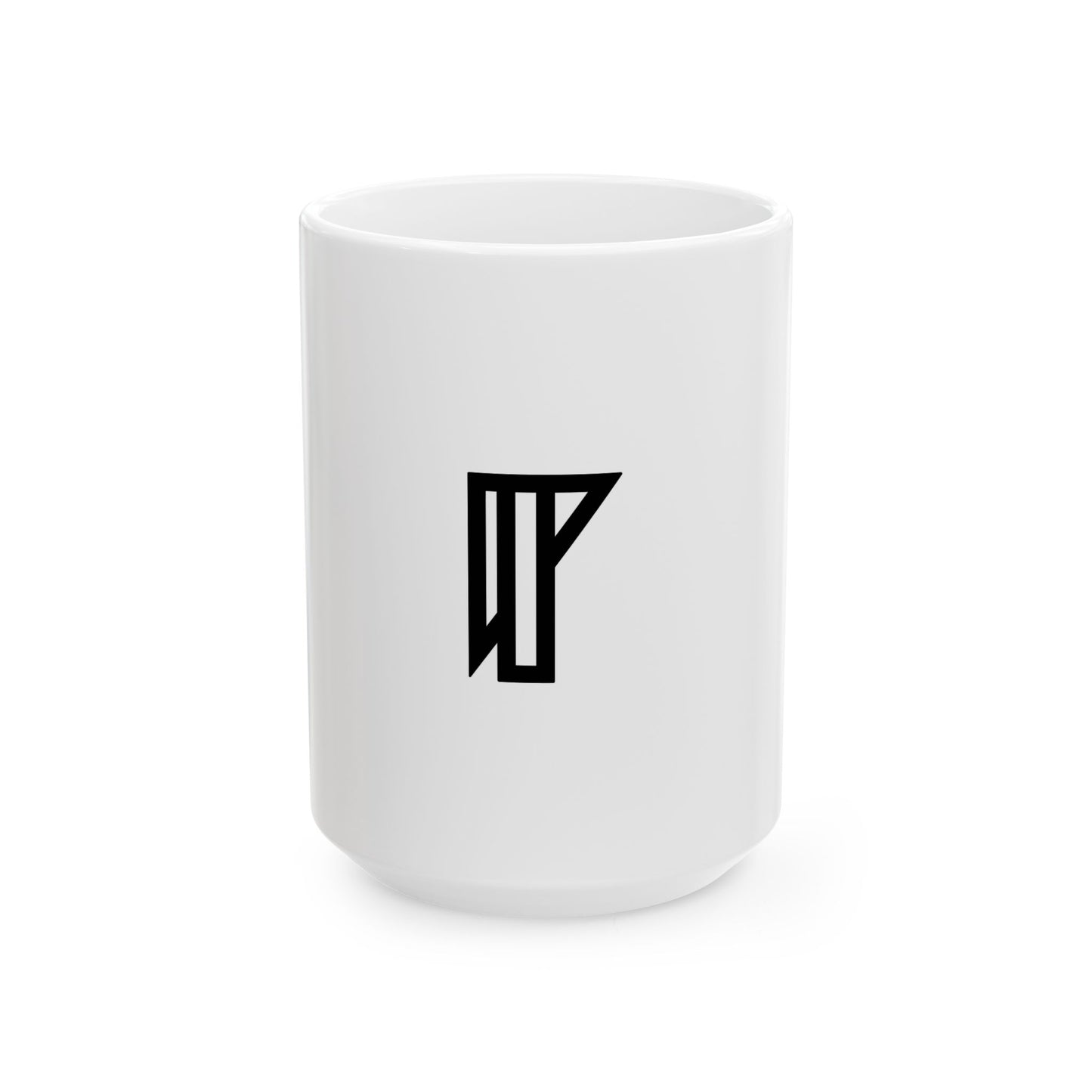 GLYPHS｜J-Runeforms — 目 / ME-Rune Ceramic Mug (White)