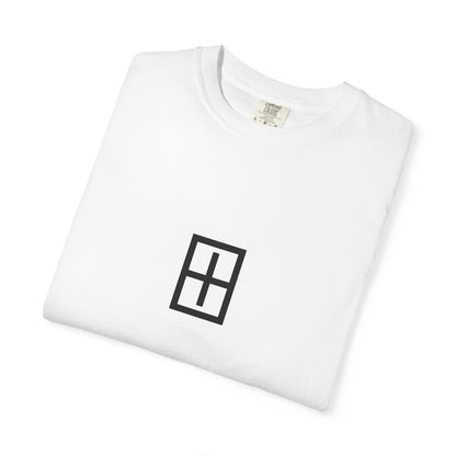GLYPHS｜J-Runeforms — 田 / TA-Rune Unisex Garment-Dyed T-Shirt
