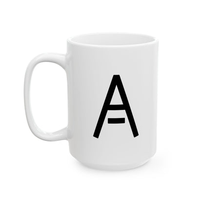 GLYPHS｜J-Runeforms — 今 / IMA-Rune Ceramic Mug (White · Dual-Sided)