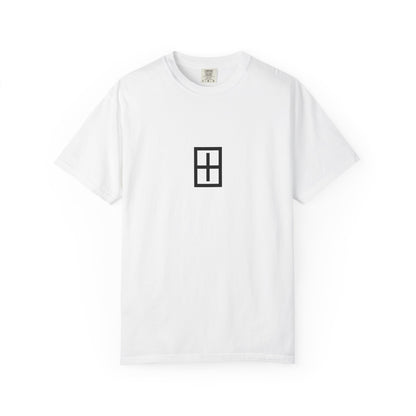 GLYPHS｜J-Runeforms — 田 / TA-Rune Unisex Garment-Dyed T-Shirt