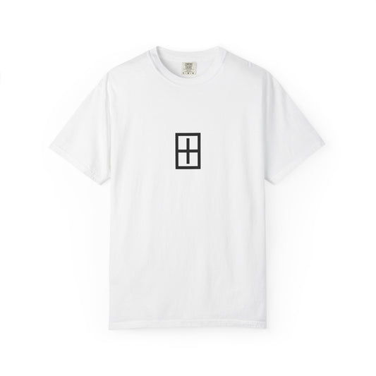 GLYPHS｜J-Runeforms — 田 / TA-Rune Unisex Garment-Dyed T-Shirt