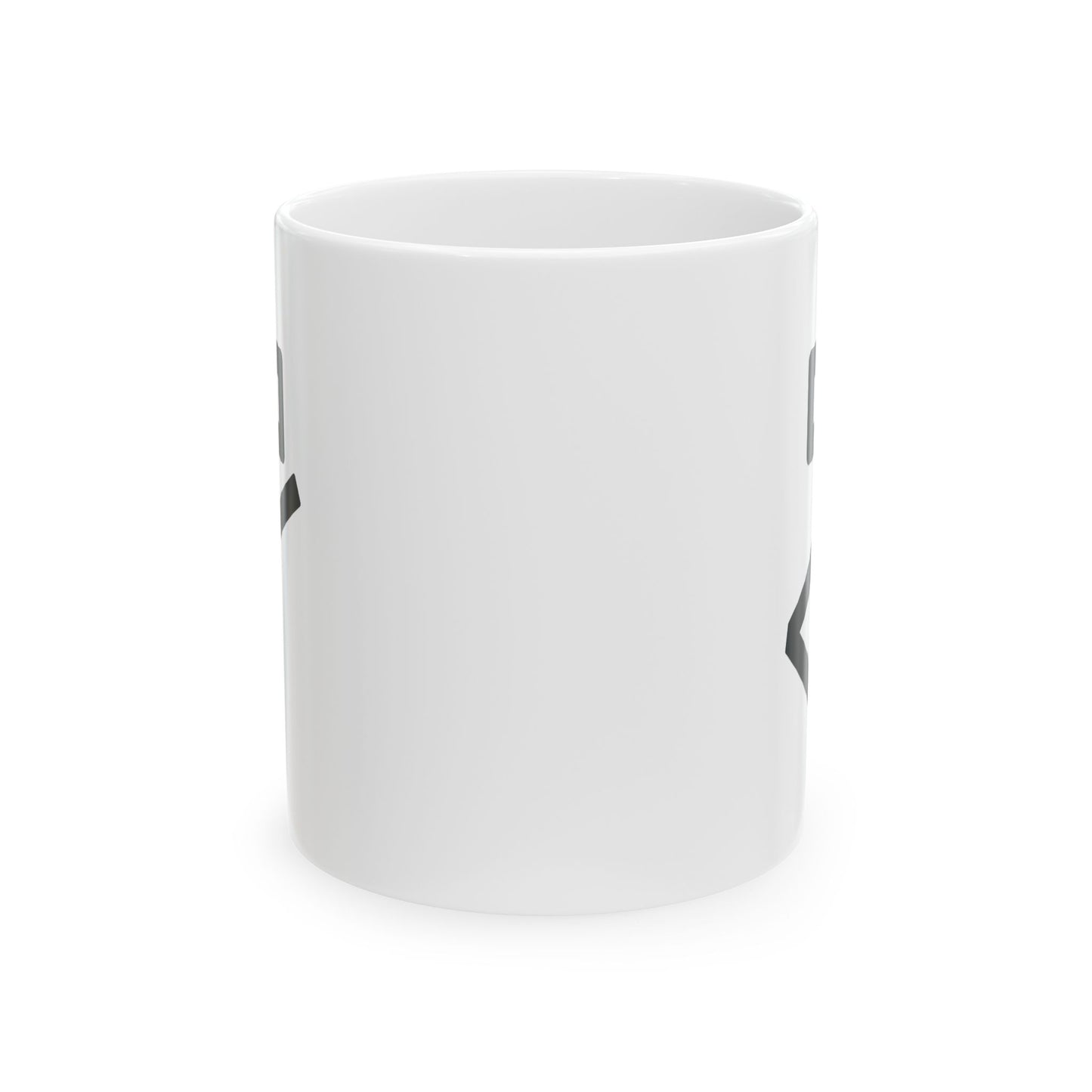 GLYPHS｜J-Runeforms — 正 / TADA-Rune Ceramic Mug (White · Dual-Sided)