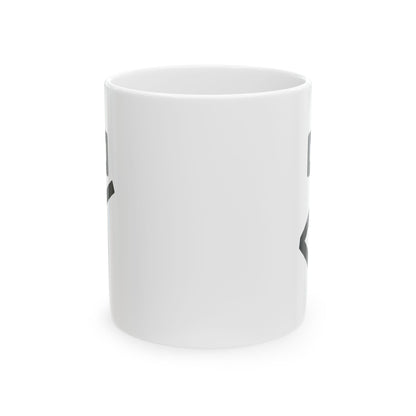 GLYPHS｜J-Runeforms — 正 / TADA-Rune Ceramic Mug (White · Dual-Sided)