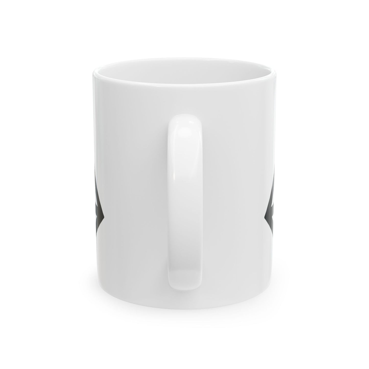 GLYPHS｜J-Runeforms — 白 / SHIRO-Rune Ceramic Mug (White · Dual-Sided)