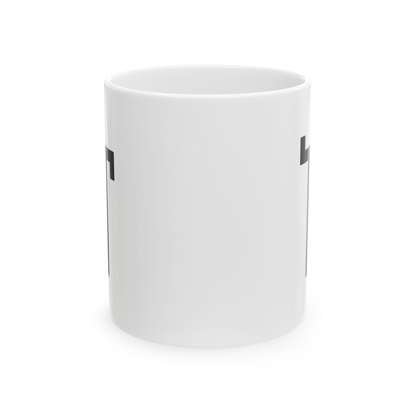 GLYPHS｜J-Runeforms — 人 / HITO-Rune Ceramic Mug (White · Dual-Sided)