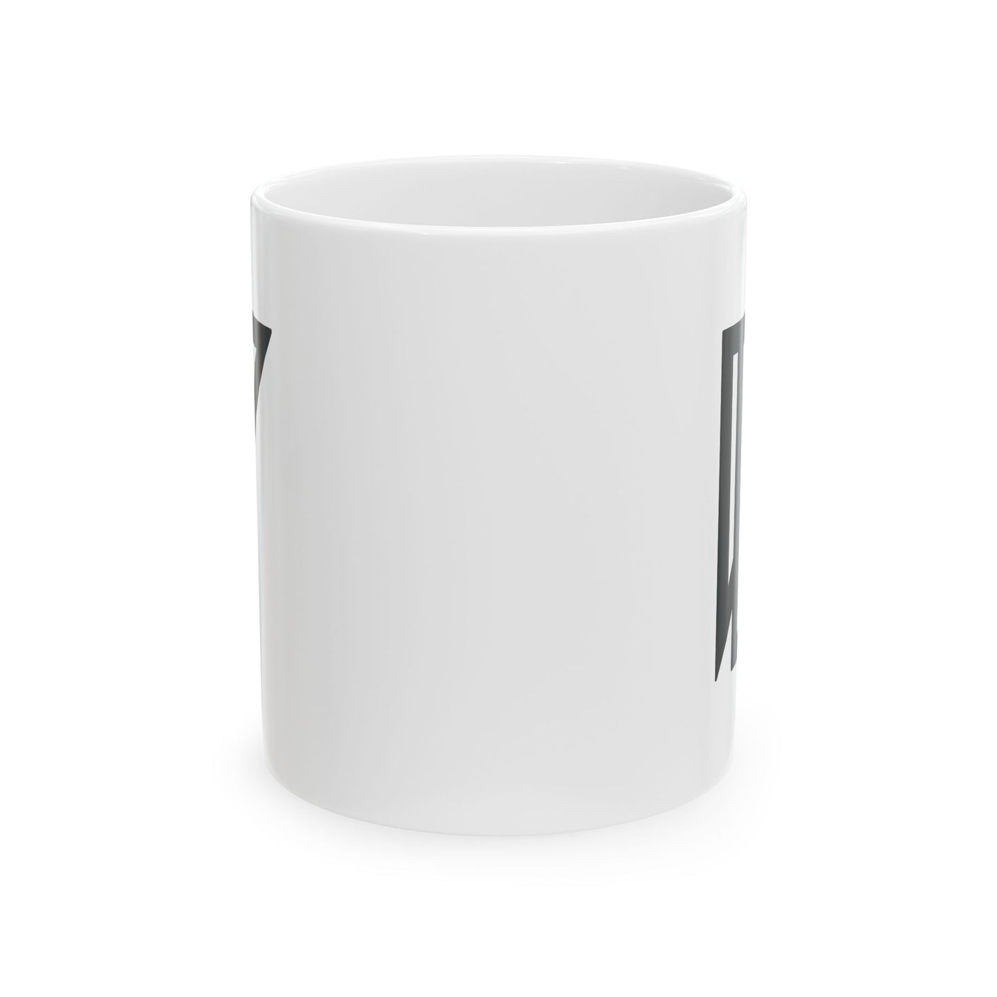 GLYPHS｜J-Runeforms — 目 / ME-Rune Ceramic Mug (White · Dual-Sided)