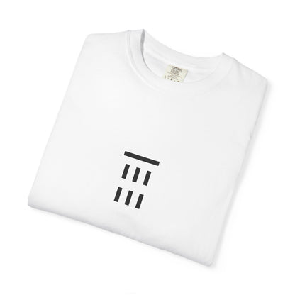 GLYPHS｜J-Runeforms — 雨 / AME-Rune Unisex Garment-Dyed T-Shirt