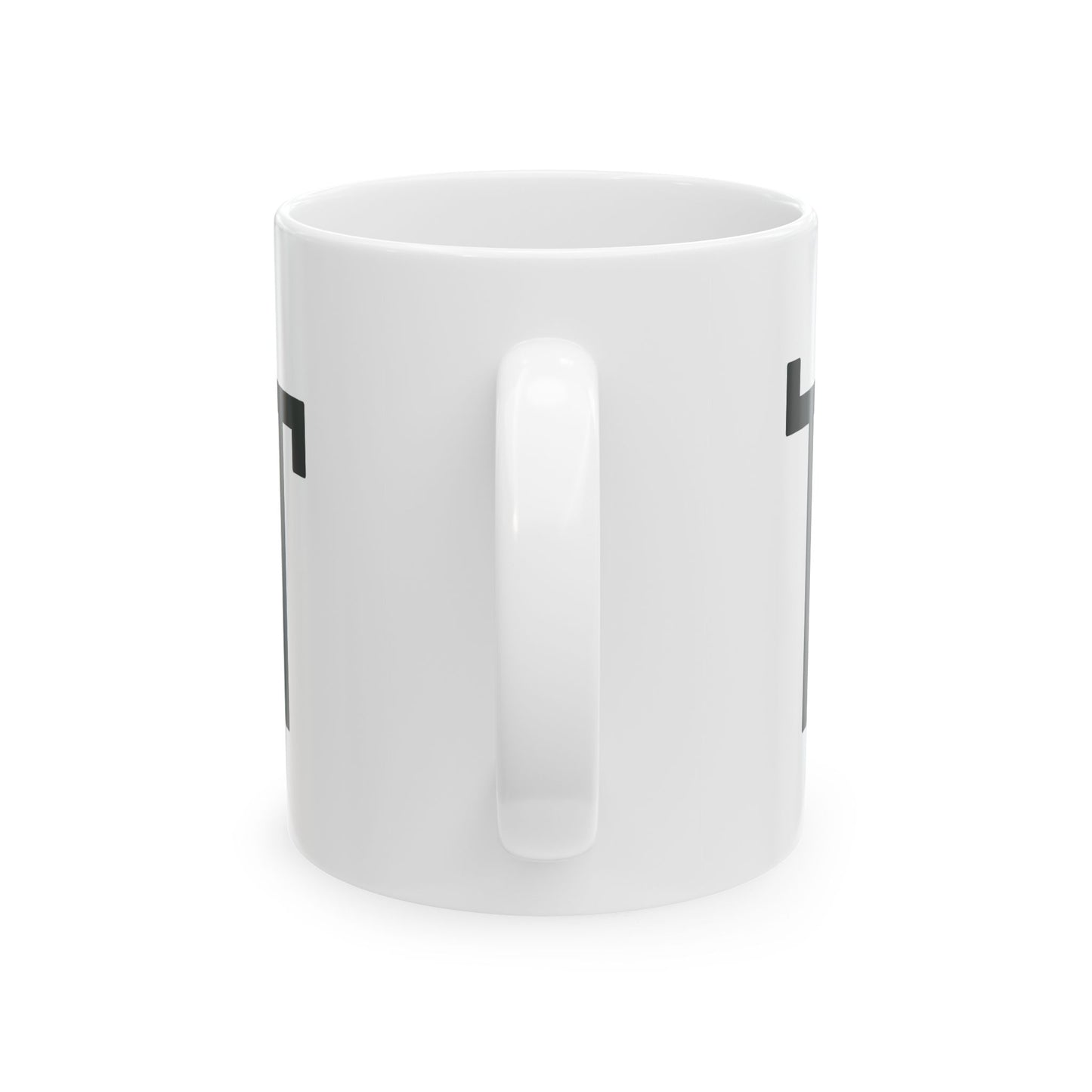 GLYPHS｜J-Runeforms — 人 / HITO-Rune Ceramic Mug (White · Dual-Sided)