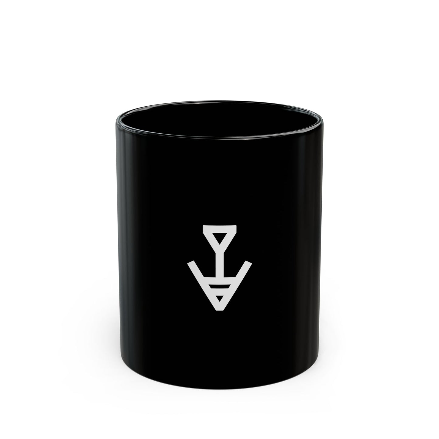 GLYPHS｜J-Runeforms — 音 / OTO-Rune Ceramic Mug (Black)