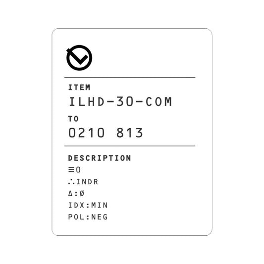 OPERATION LEFT – Asset Label Sticker