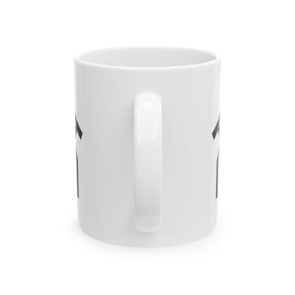 GLYPHS｜J-Runeforms — 文 / FUMI-Rune Ceramic Mug (White · Dual-Sided)