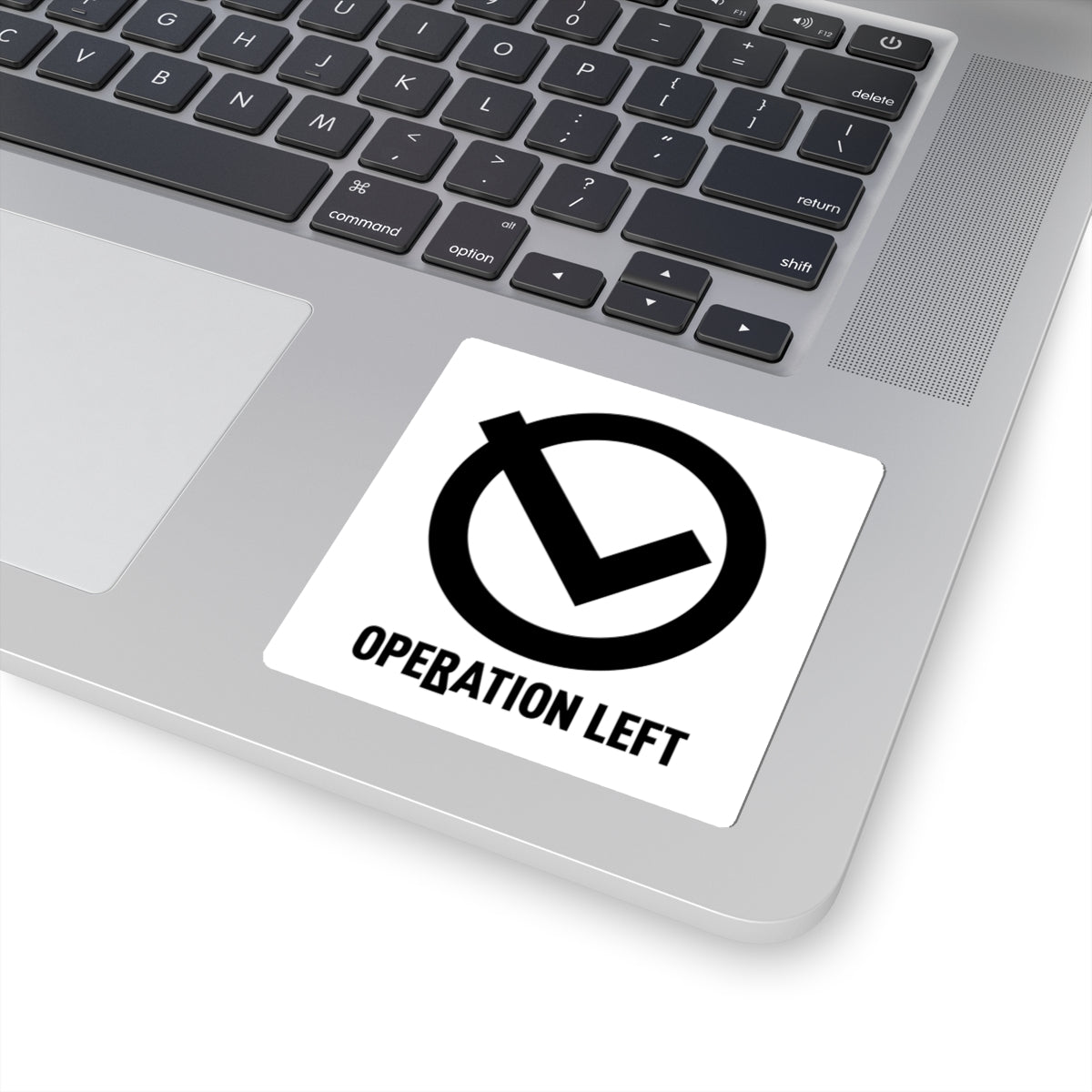 OPERATION LEFT – Symbol & Text Sticker