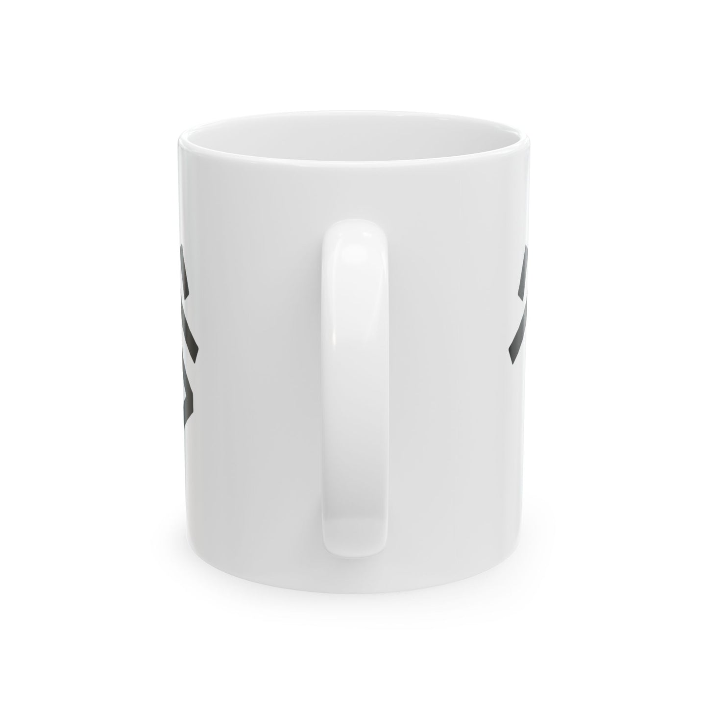 GLYPHS｜J-Runeforms — 光 / HIKARI-Rune Ceramic Mug (White · Dual-Sided)