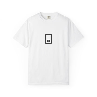 GLYPHS｜J-Runeforms — 口 / KUCHI-Rune Unisex Garment-Dyed T-Shirt