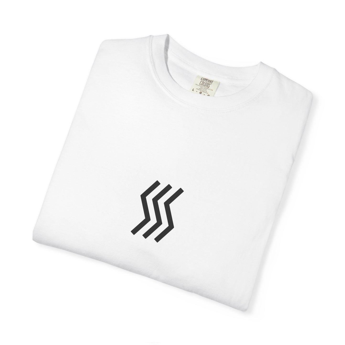 GLYPHS｜J-Runeforms — 川 / KAWA-Rune Unisex Garment-Dyed T-Shirt