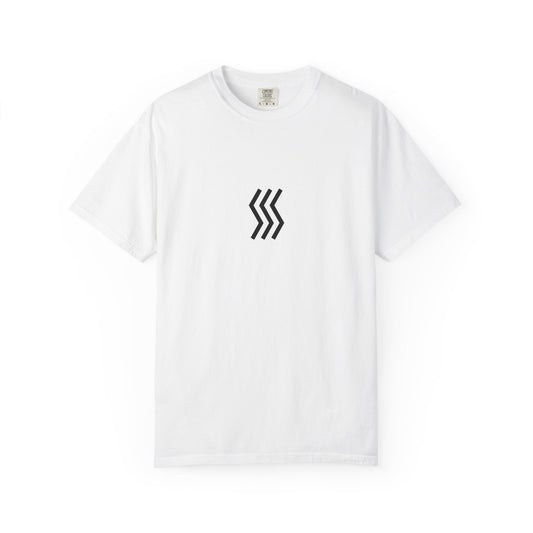 GLYPHS｜J-Runeforms — 川 / KAWA-Rune Unisex Garment-Dyed T-Shirt