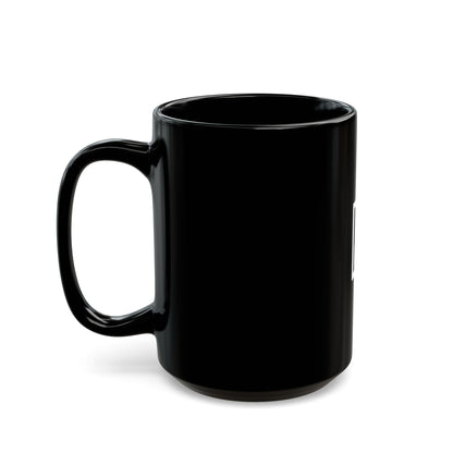 GLYPHS｜J-Runeforms — 口 / KUCHI-Rune Ceramic Mug (Black)