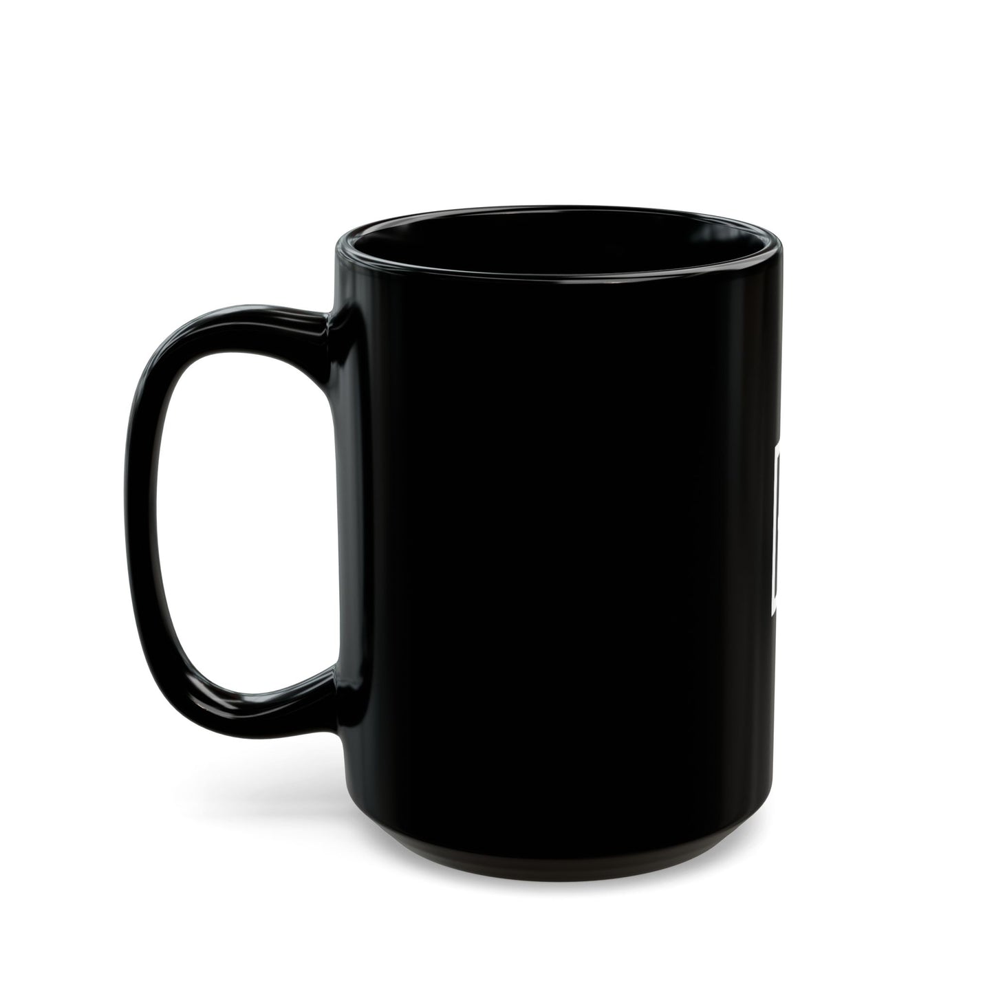 GLYPHS｜J-Runeforms — 日 / NICHI-Rune Ceramic Mug (Black)