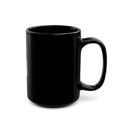 GLYPHS｜J-Runeforms — 山 / YAMA-Rune Ceramic Mug (Black)