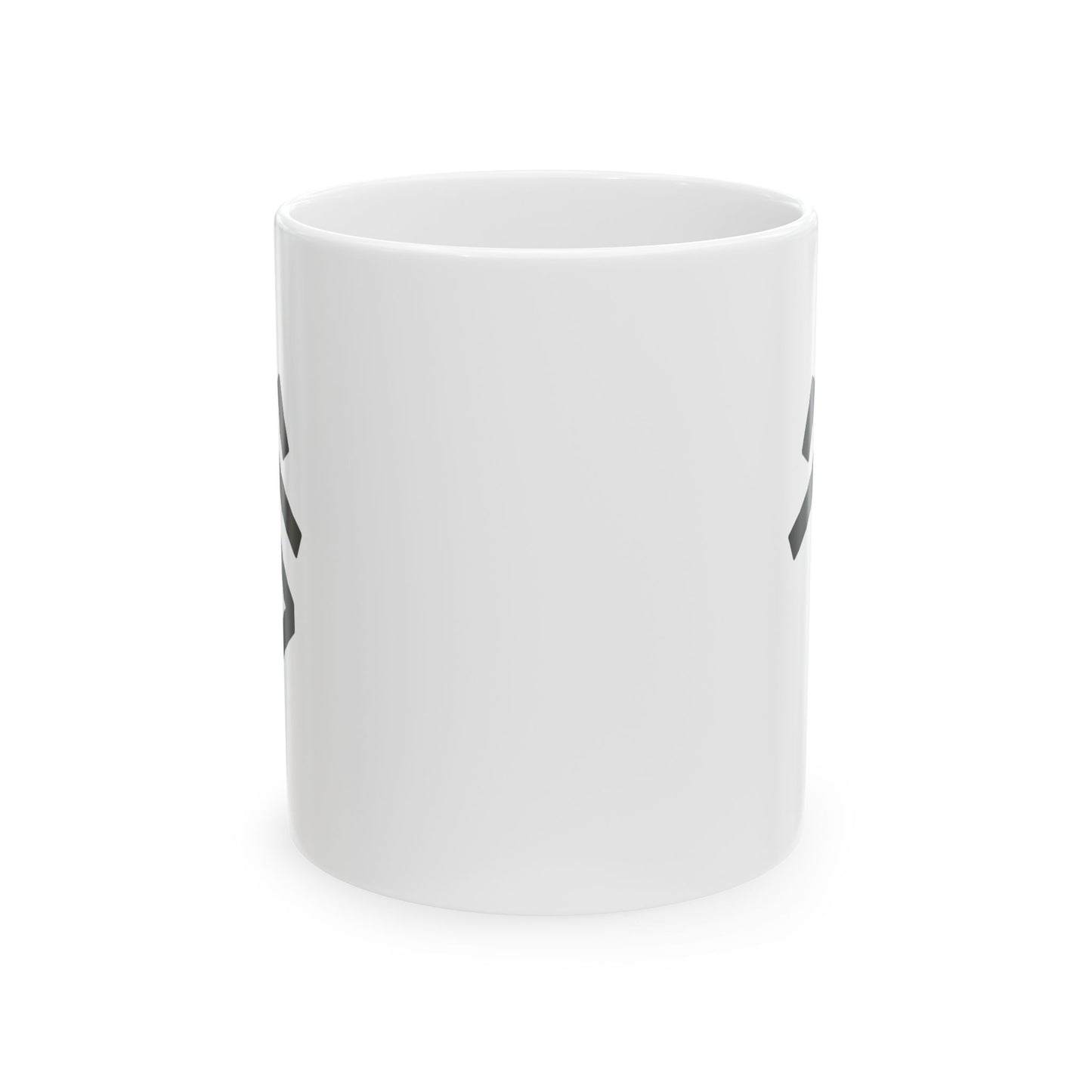 GLYPHS｜J-Runeforms — 光 / HIKARI-Rune Ceramic Mug (White · Dual-Sided)